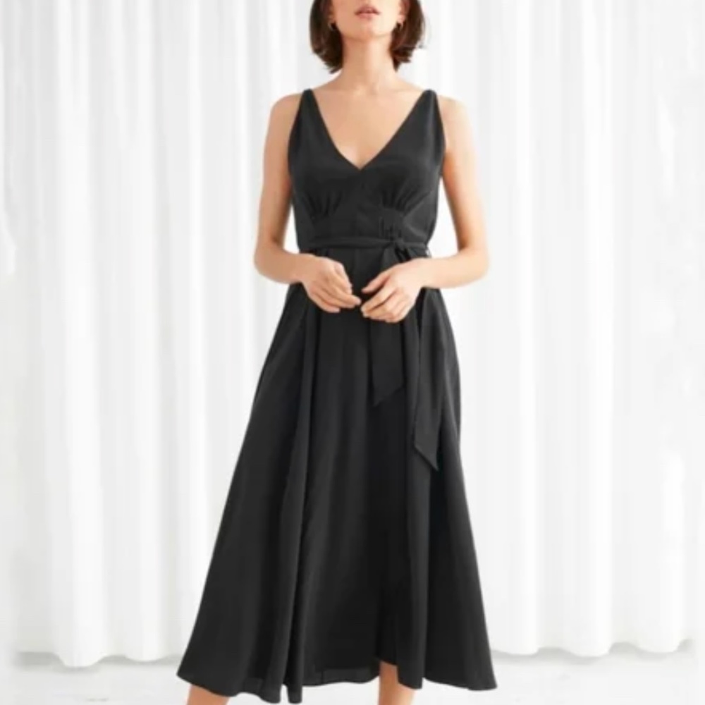 & Other Stories Silk Dress Size 6 EUC